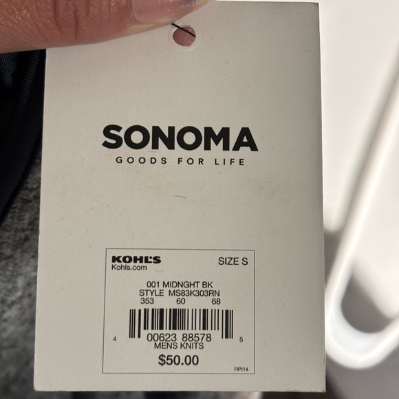 New with tags, men’s size small fleece jacket, #G917 - Picture 5 of 5